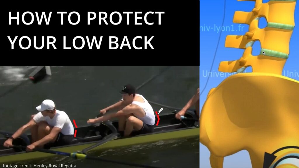 How to hold your back correctly in rowing