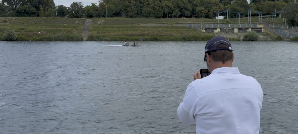 rowing coach aram from aramtraining coaching some of the fastest masters rowers in the world