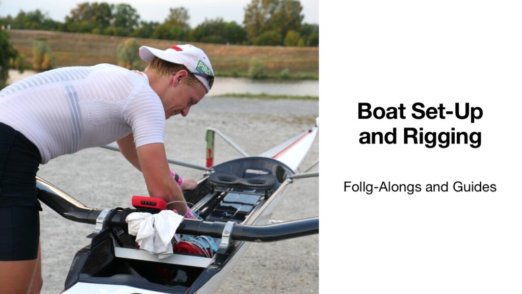 aramtraining member content about rowing boat rigging and boat set-up